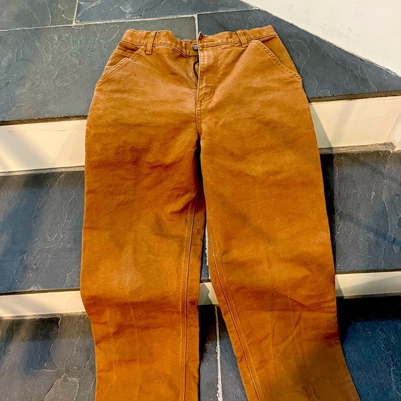 Carhartt boys jeans. Washed, never worn. Traditional Carhartt color. - Picture 1 of 5